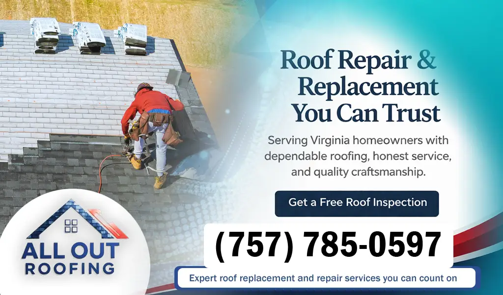 What Wind Damage Looks Like on a Roof in Virginia Beach