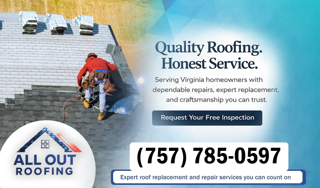 Most Common Roofing Problems Found on Homes in Chesapeake