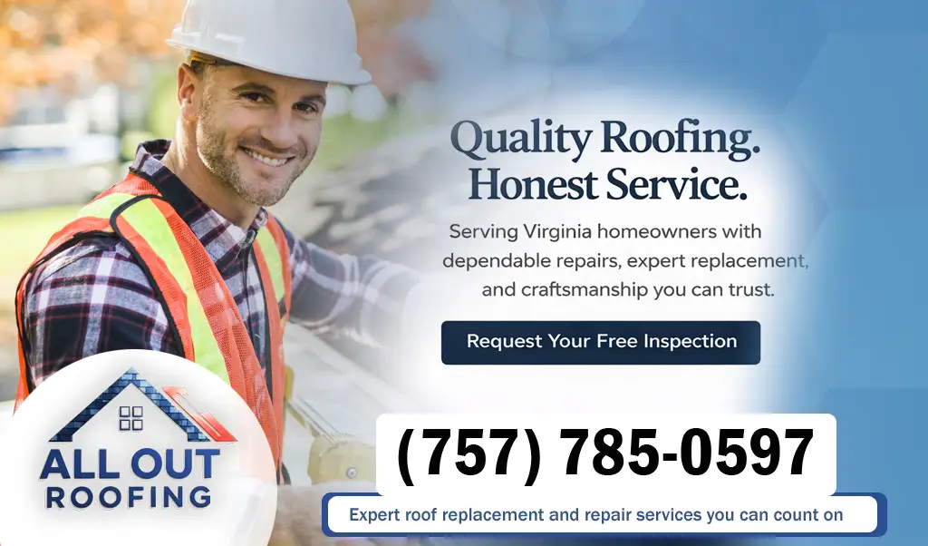 Cape Henry Virginia Roof Leak Repair