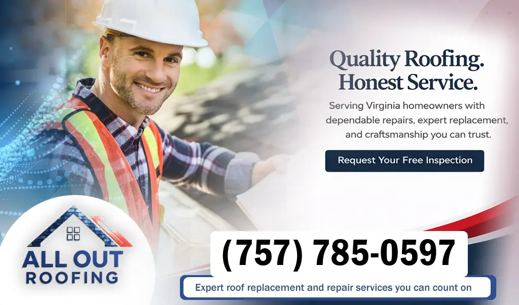 Great Neck Virginia Roof Leak Repair