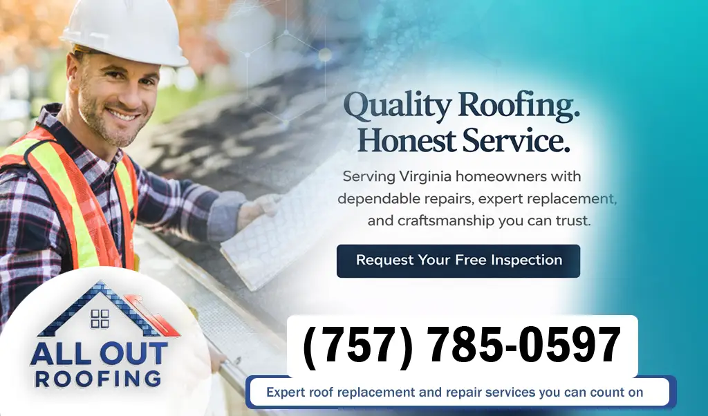 Isle of Wight County Virginia Roof Leak Repair