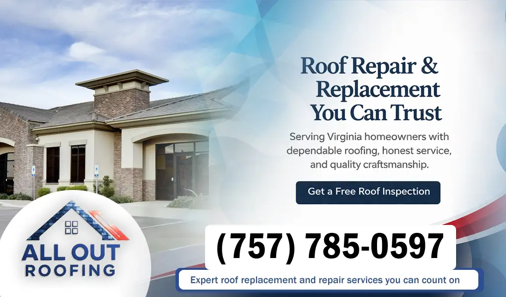 Lake Smith Terrace Virginia Roof Leak Repair