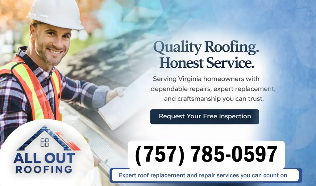 Talbot Park Virginia Roof Leak Repair