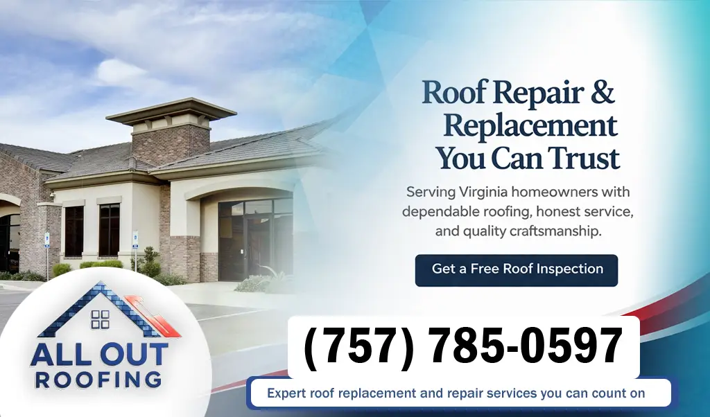 Williamsburg Virginia Roof Leak Repair