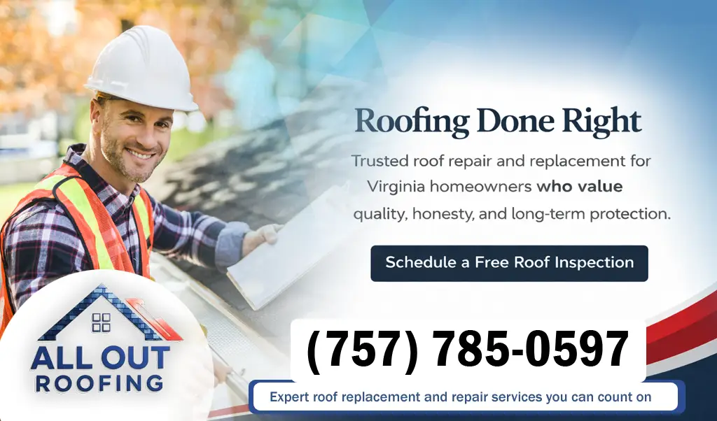 Yorktown Virginia Roof Leak Repair