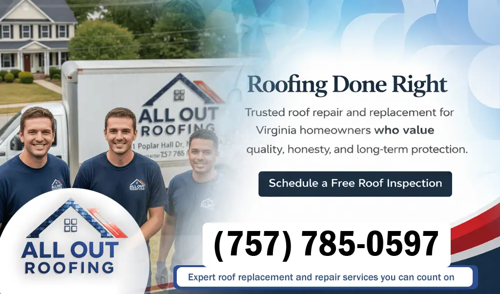 Aragona Village Virginia Roof Leak Repair