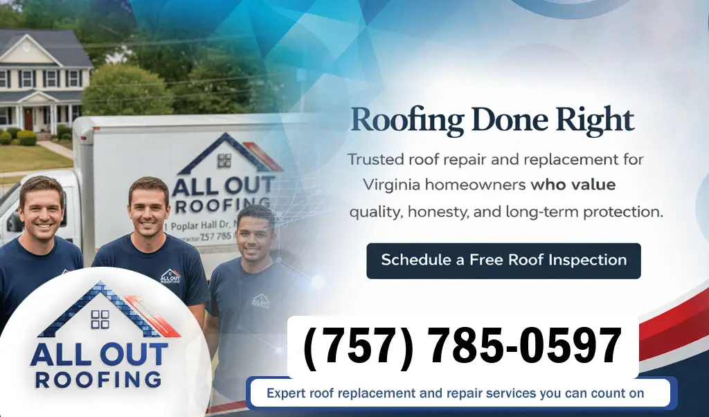 Bayside Virginia Roof Leak Repair