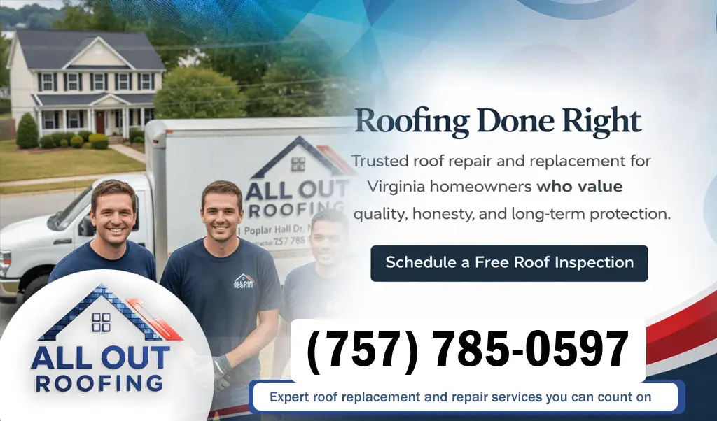Bayville Virginia Roof Leak Repair
