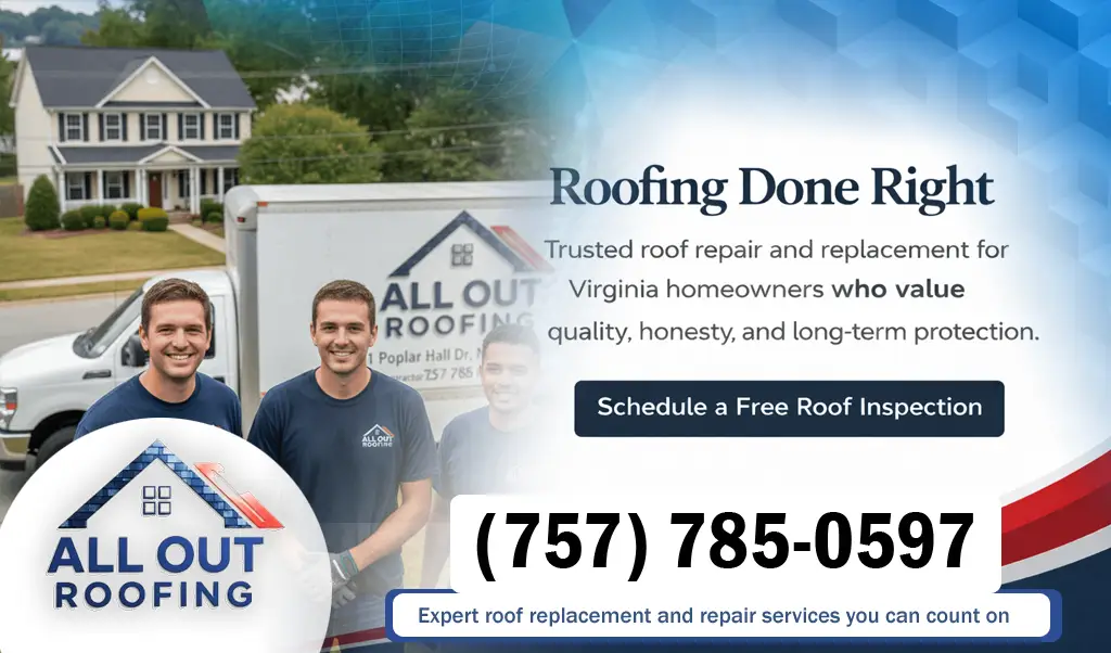 Cavalier Park Virginia Roof Leak Repair