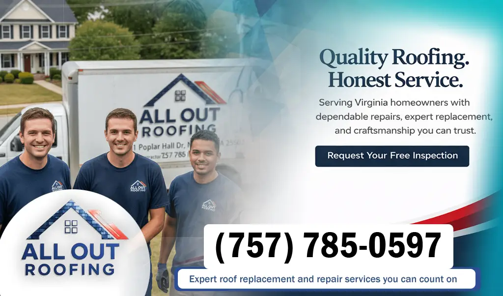 Colonial Place Virginia Roof Leak Repair