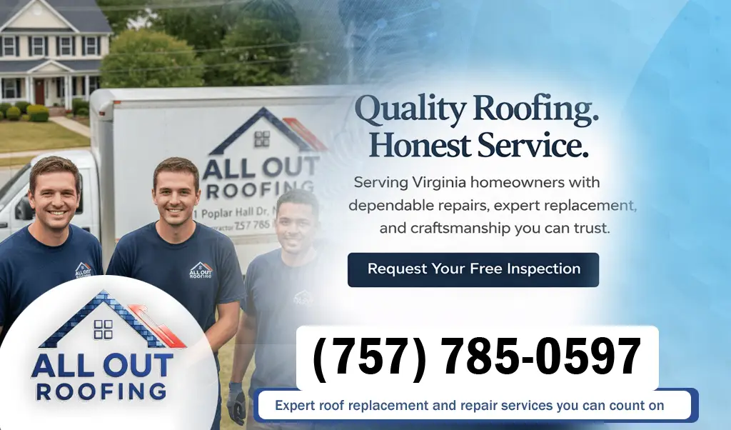 Dam Neck Virginia Roof Leak Repair