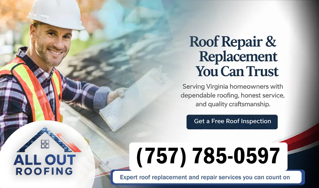 East Ocean View Virginia Roof Leak Repair