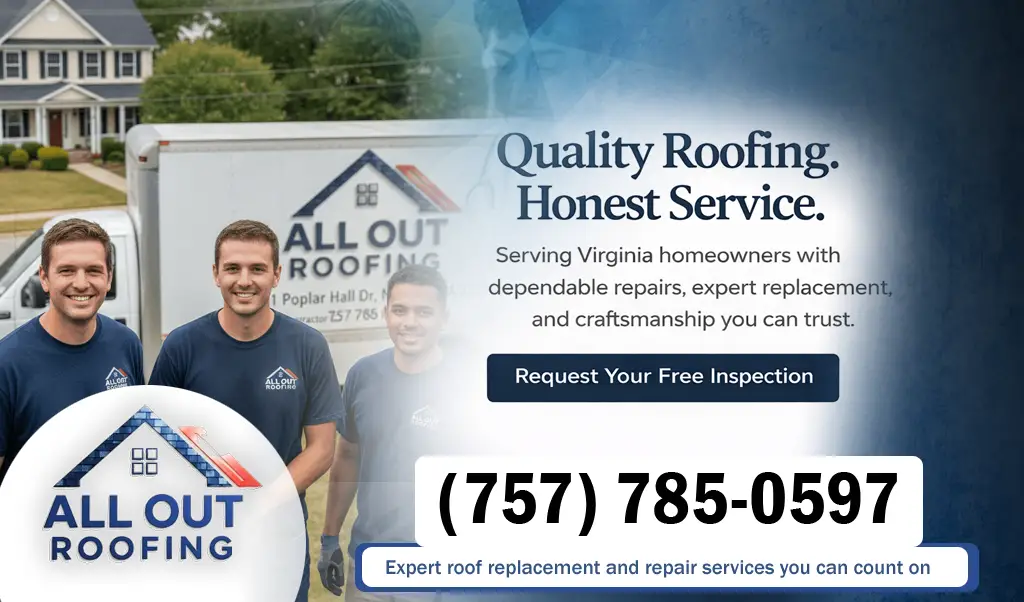 Edgewater Virginia Roof Leak Repair