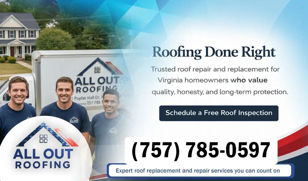 Fentress Virginia Roof Leak Repair