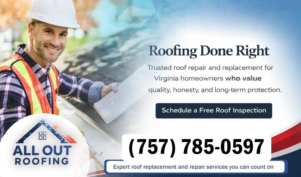 Grassfield Virginia Roof Leak Repair