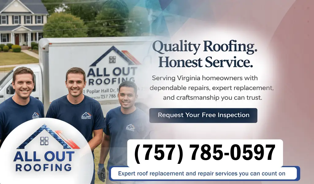 Kempsville Virginia Roof Leak Repair