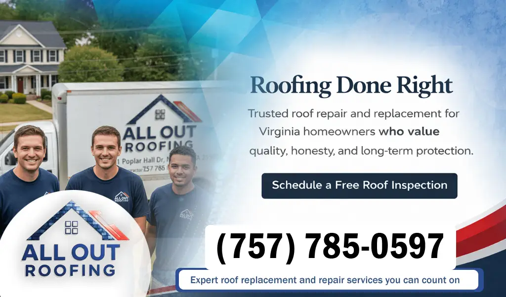 Lake Shores Virginia Roof Leak Repair