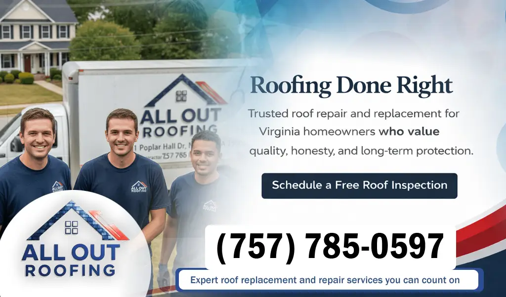 Larchmont Virginia Roof Leak Repair
