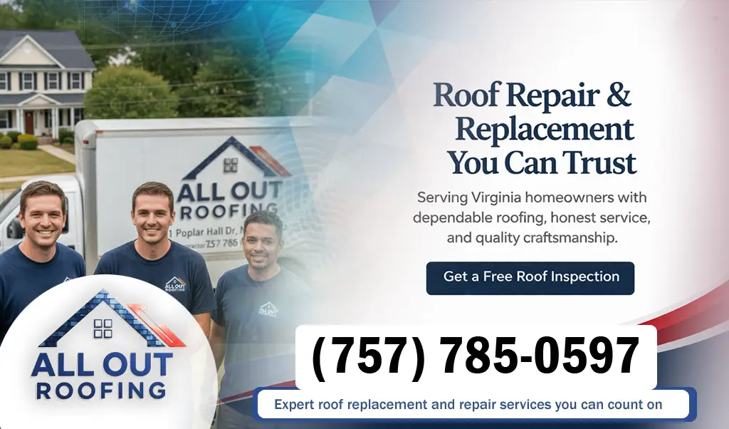 Newport News Virginia Roof Leak Repair