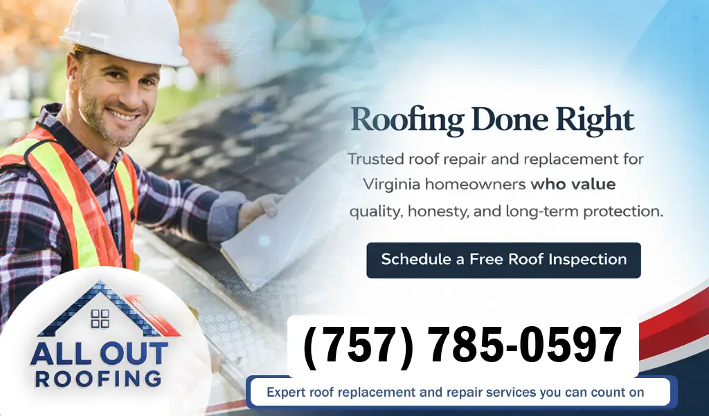 Ocean Lakes Virginia Roof Leak Repair