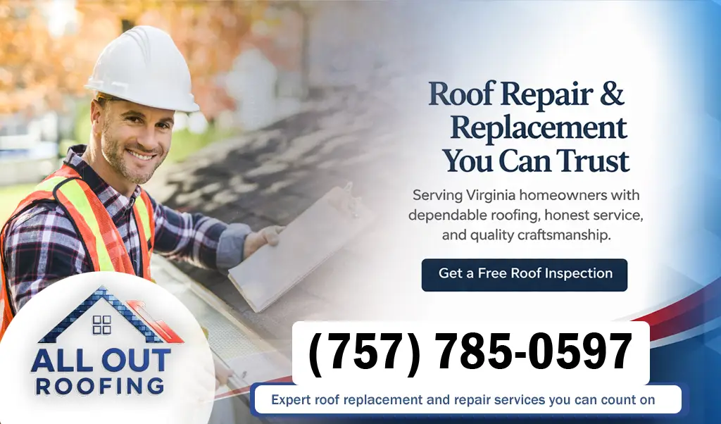 Ocean View Virginia Roof Leak Repair