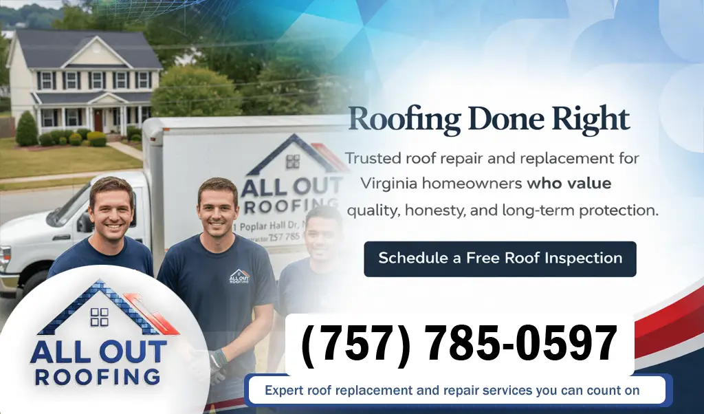 Park Place Virginia Roof Leak Repair