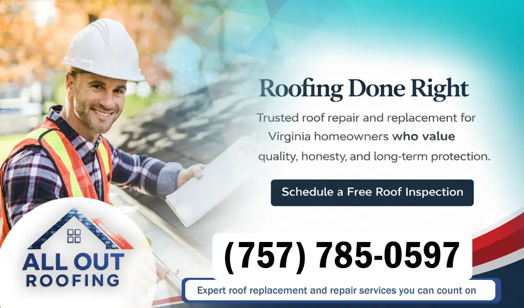 Shadowlawn Virginia Roof Leak Repair