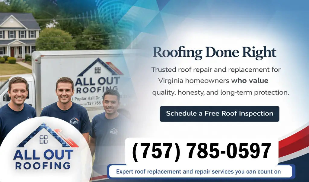 Smithfield Virginia Roof Leak Repair