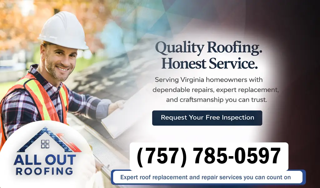 Suburban Acres Virginia Roof Leak Repair
