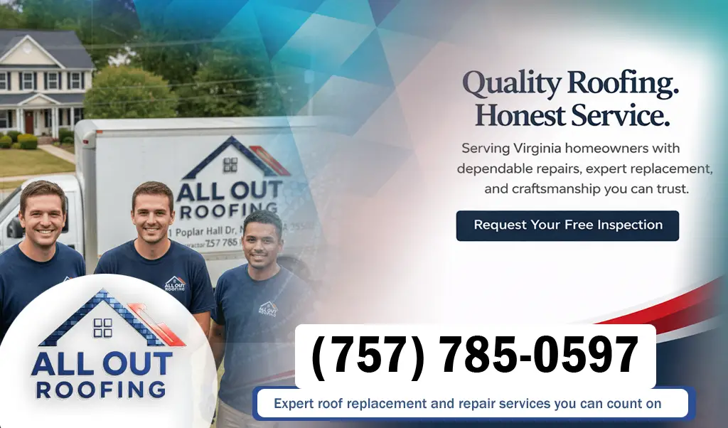 Western Branch Virginia Roof Leak Repair