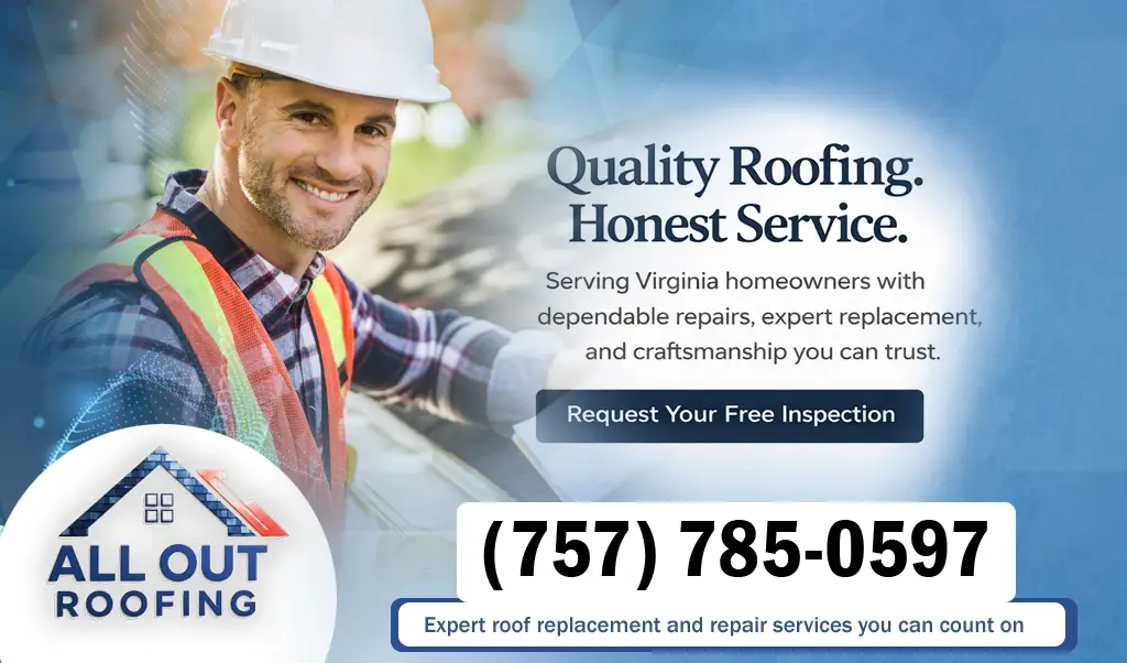 Williamsburg Virginia Roof Leak Repair